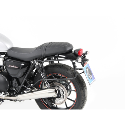 SIDECARRIER PERMANENT MOUNTED BLACK FOR TRIUMPH STREET TWIN (2016-2022) / SPEED TWIN 900 (2022-)