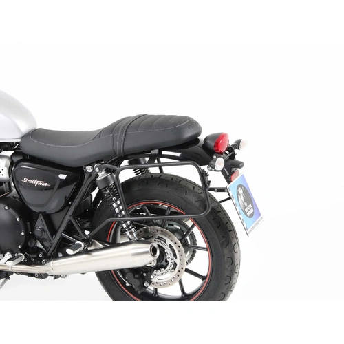 Side case carrier fixed black for Triumph Street Twin (2016-2022)