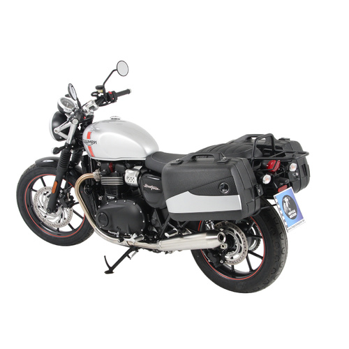SIDECARRIER PERMANENT MOUNTED CHROME FOR TRIUMPH STREET TWIN (2016-2022) / SPEED TWIN 900 (2022-)