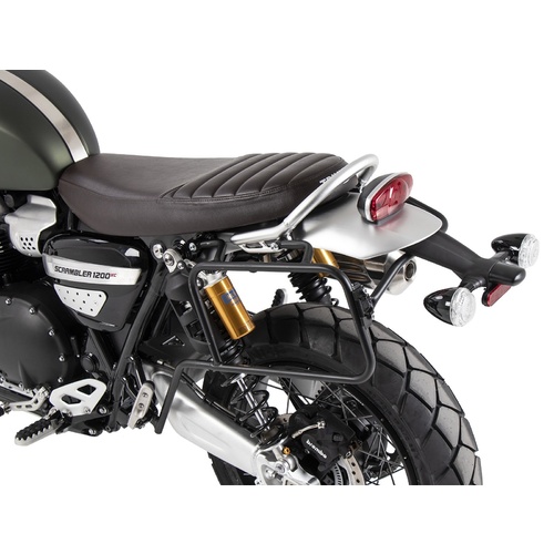 SIDECARRIER ONE-SIDED LEFT PERMANENT MOUNTED - BLACK FOR TRIUMPH SCRAMBLER 1200 XE XC (2019-)