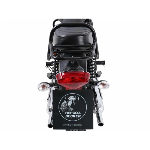 Tubular luggage rack Topcaseträger black for Kawasaki W 800 Street / Cafe / Standard (2019-2025)