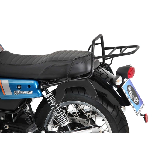 Chrome tubular luggage rack top case carrier for Moto Guzzi V7 III (Stone, Special, Anniversario, Racer) (2017-2020)