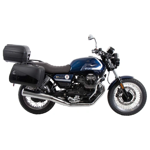 Tubular luggage rack Topcaseträger black for Moto Guzzi V7 Special/Stone/Centenario (850 ccm) (2021-2024)