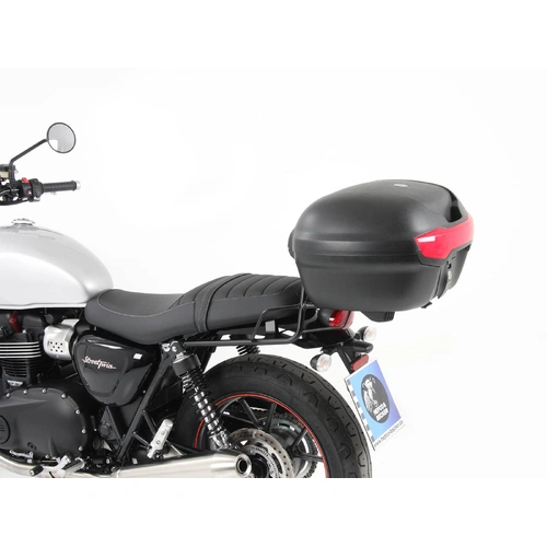 Tubular luggage rack Topcaseträger chrome for Triumph Street Twin (2016-2022)