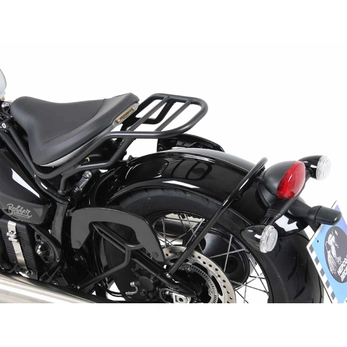 Tubular luggage rack black for Triumph Bonneville Bobber (2017-)