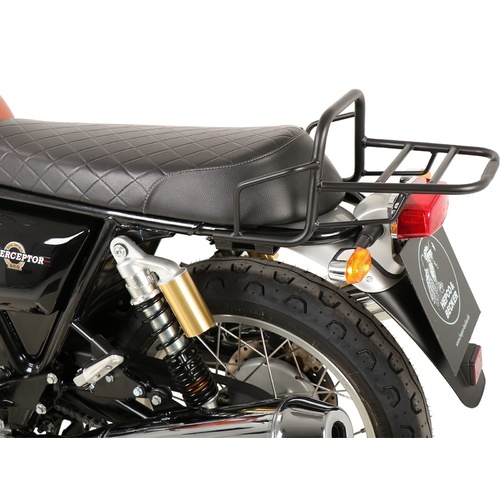 TOPCASE CARRIER TUBE-TYPE BLACK FOR ROYAL ROYAL ENFIELD INTERCEPTOR (2018-) / CONTINENTAL 650 / GT 650 (2019-)