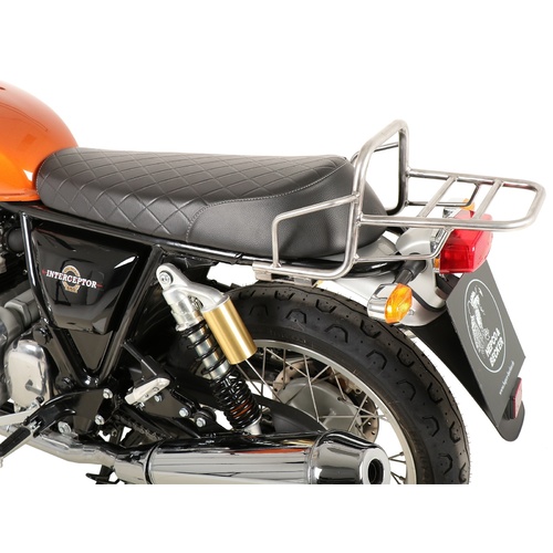 TOPCASE CARRIER TUBE-TYPE CHROME FOR ROYAL ENFIELD INTERCEPTOR (2018-) / CONTINENTAL 650 / GT 650 (2019-)
