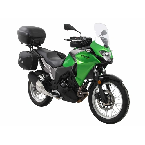 Alurack top case carrier black for combination with original luggage rack for Kawasaki Versys-X 300/Urban/Adventure (2017-)