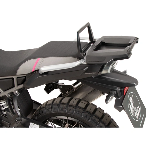 Alurack top case carrier black for combination with original rear rack for CF Moto 450 MT (2024-)