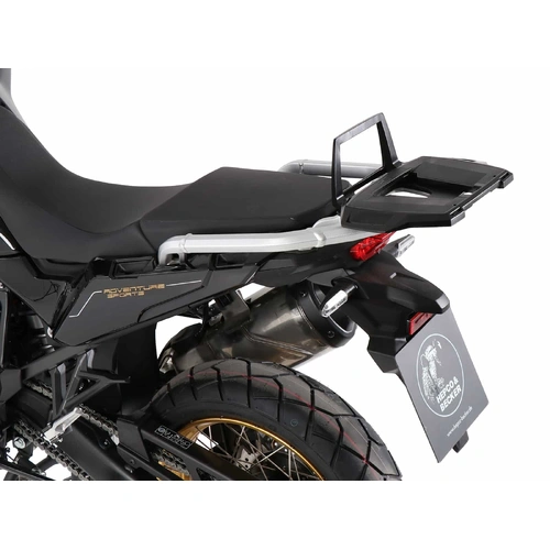 Alurack top case carrier black for combination with original luggage rack for Honda CRF 1100L Africa Twin (2019-2023) / Adventure Sports (2020-2023)