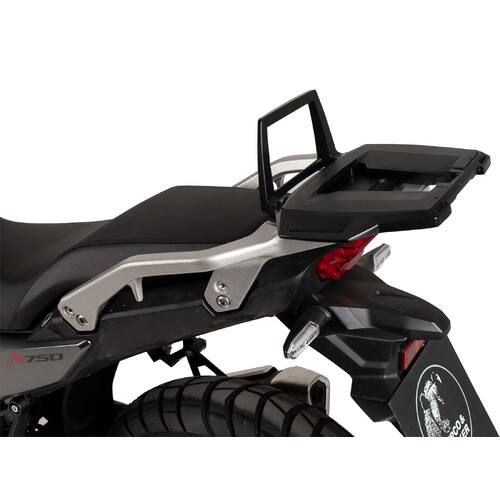 Alurack topcasecarrier black for combination with original rear rack for Honda XL 750 Transalp (2023-)