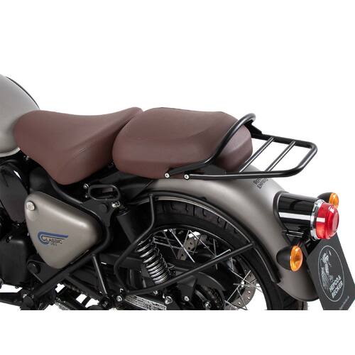 TUBE REAR RACK - BLACK FOR ROYAL ENFIELD CLASSIC 350 (2022-)