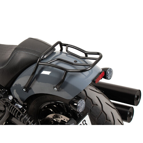 TUBE REAR RACK - BLACK FOR INDIAN CHIEF DARK HORSE / CHIEF BOBBER DARK HORSE / SUPER CHIEF LIMITED / SPORT CHIEF (2022-)
