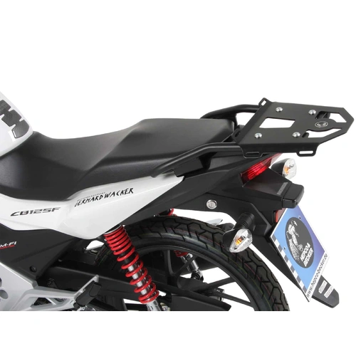 Minirack soft luggage rear carrier black for Honda CB 125 F (2015-2020)
