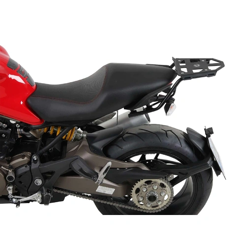 Minirack soft luggage rear carrier black for Ducati Monster 1200/S (2013-2016)
