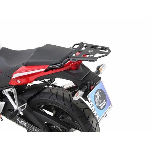 Minirack soft luggage rear carrier black for Honda CBR 300 R (2014-)