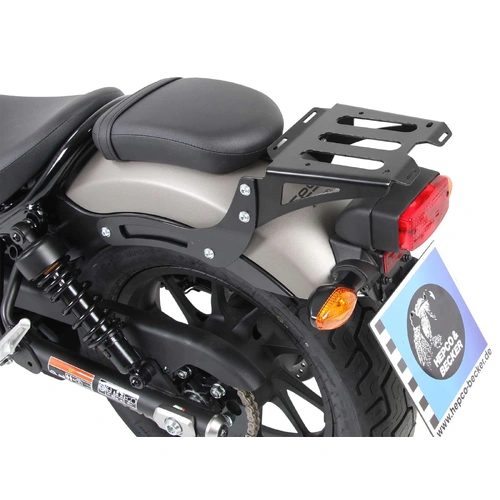 Minirack soft luggage rear carrier black for Honda CMX 500 Rebel (2017-)