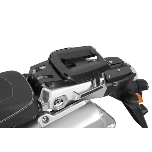 Alurack top case carrier instead of pillion seat - black for Yamaha XT 1200 Z Super Ténéré (2013-2020)