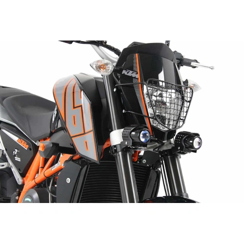 Black lamp guard grille for KTM 690 Duke/R (2012-2019)