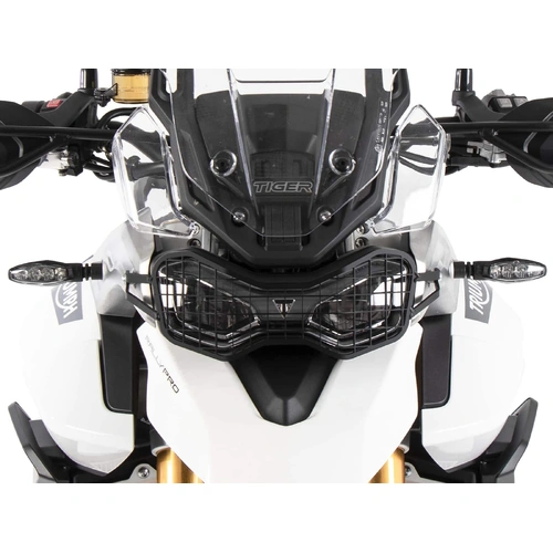 Black lamp guard grille for Triumph Tiger 900 Rally / GT / PRO (2020-2023)