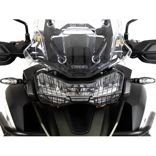 Black lamp guard for Triumph Tiger 1200 Rally Pro / GT Pro / GT (2022-)