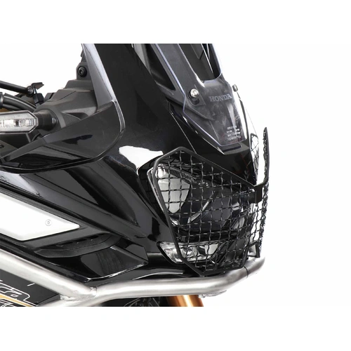 Black lamp guard grille for Honda CRF 1100L Africa Twin Adventure Sports (2020-2023)