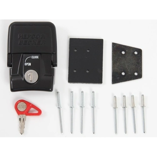 Fixing lock for Junior or Journey side case - black