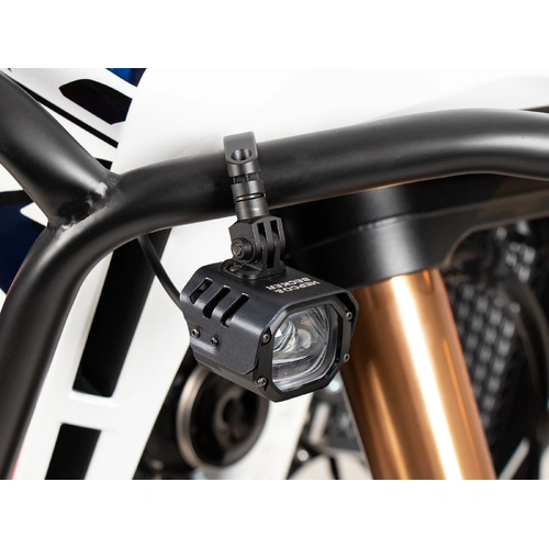 LED auxiliary headlights Nova (set) incl. Ø18-25mm universal mounting set, wiring harness and switch
