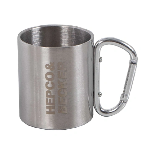 Hepco&Becker Aluminum cup with snap hook handle