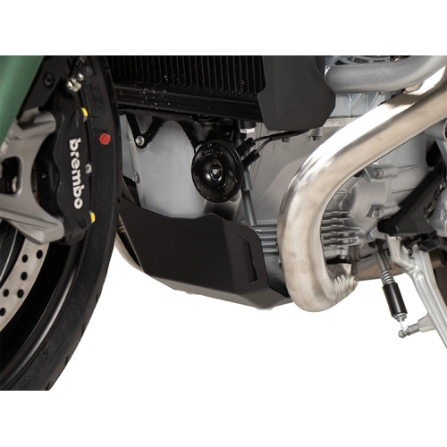 Front spoiler black for Moto Guzzi V100 Mandello / S (2022-)