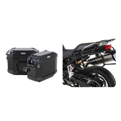 BMW F750/850/850 GSA Sidecarrier and Xplorer Black Luggage Package Deal