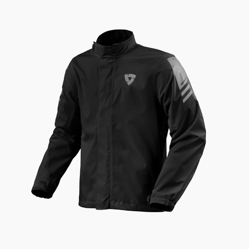 REV'IT! CYCLONE 4 H20 MOTORCYCLE BLACK RAIN JACKET