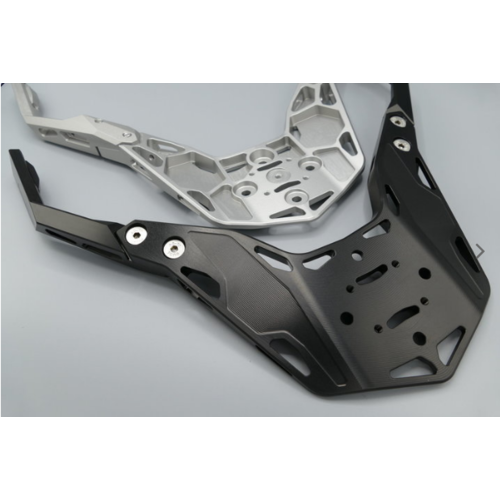 Donner Tech Billet Tenere 700 Rear Rack Silver