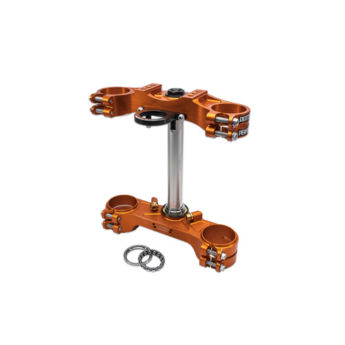 ROTTWEILER PERFORMANCE - 790/890/901 Adventure Billet Triple Clamp Orange 