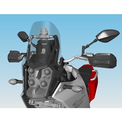 Donner Tech Tenere 700 GPS Holder Silver